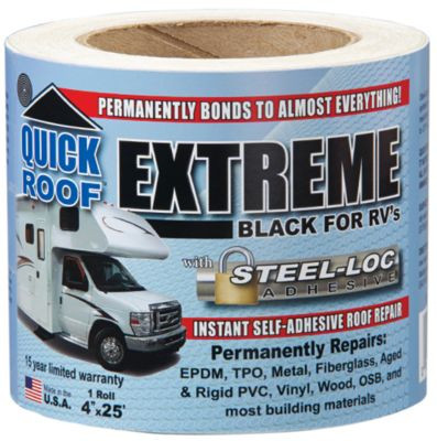 CO-FAIR CORP. B-UBE425 QUICK ROOF EXTREME 4"X25' BLK