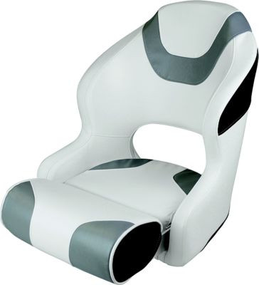 WISE SEATING 3315-1782 BAJA BUCKET SEAT WHT GREY BLK