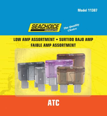 SEACHOICE SC11387 5PC LOW AMP ATC BLADE FUSES