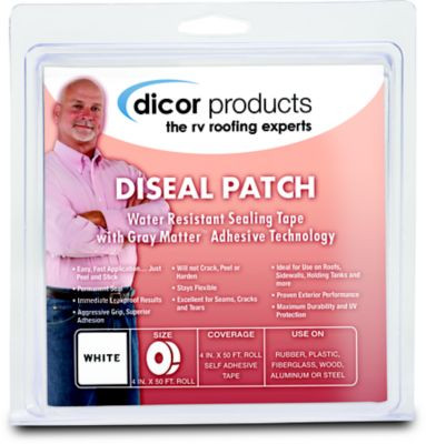 DICOR CORPORATION 522TPO-425-1C SEAL-TITE TAPE 4"X25' WHITE