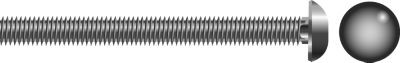 SEACHOICE RP-SC1921 1/2-13X3 1/2 CAR BLT SS 1/BG