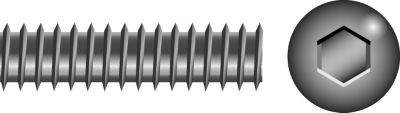 SEACHOICE RP-SC1479 1/4-28X1/4 SKT SET SCR SS 100/