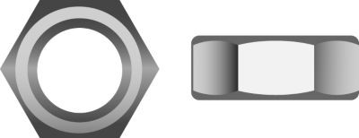 SEACHOICE RP-MP1312SC 3/8-16 HEX NUT 2/BG