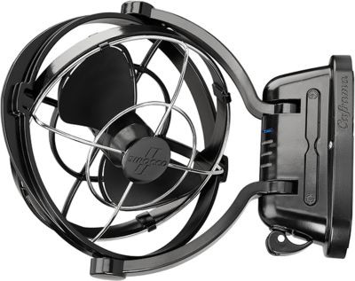 CAFRAMO LIMITED 7010CABBX SIROCCO II 12 VOLT 360 FAN BLK