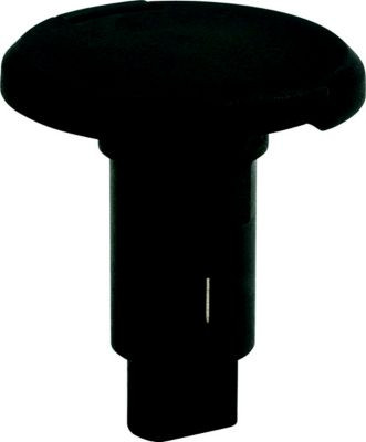 ATTWOOD MARINE 910R2PB-7 LIGHT BASE-ROUND BLACK 2-PIN