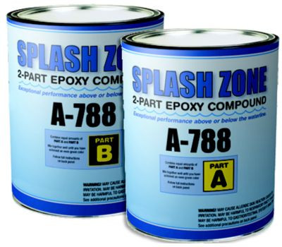 PETTIT PAINT 84788/8478918 SPLASH ZONE PUTTY KIT 1/2 GAL