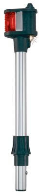 PERKO 1211DP2CHR BI-COLOR 12-1/2INPOLE LIGHT