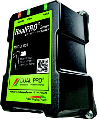 DUAL PRO RS1 6 AMP BANK BATTERY CHARGER 12V