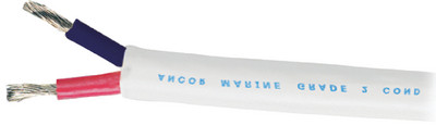 ANCOR 121350 12/2 WHITE DUPLEX CABLE 500'