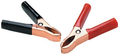 SEACHOICE 13651 BATTERY CLIP (1BLK&1RED)2/PK