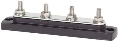 BLUE SEA SYSTEMS 2303-BSS BUSBAR 4X1/4IN STUD COMMON BU