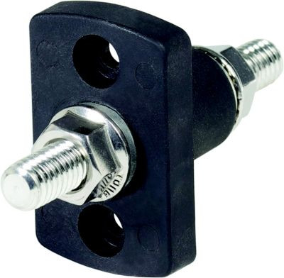 BLUE SEA SYSTEMS 2203-BSS TERMINAL FEED THRU 3/8 SM BLK