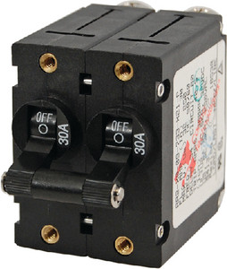 BLUE SEA SYSTEMS 7237 CB AA2 30A BLACK