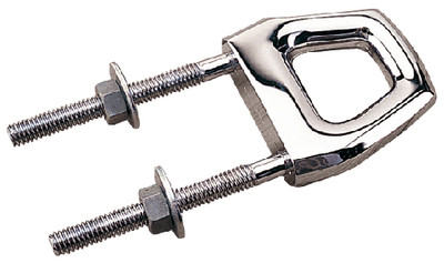 SEA-DOG LINE 079233-1 CHROME ZINC TWIN SHANK BOW EYE