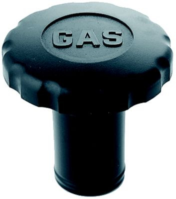 PERKO 1613DP0BLK GAS CAP, BLACK PLASTIC