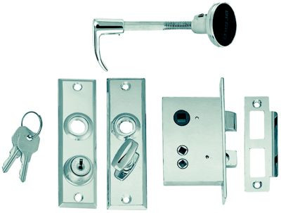 PERKO 0927DP0CHR MORTISE LOCK SET W/BOLT