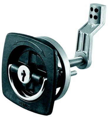 PERKO 0931DP1BLK 2-1/2X2-1/2 BLK FLUSH LATCH