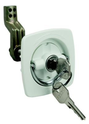 PERKO 0931DP2WHT 2-1/2 X2-1/2  WHITE FLUSH LOC