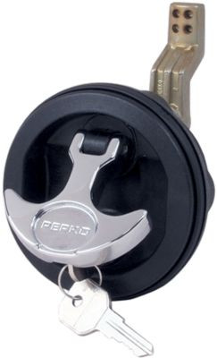 PERKO 1091DP4BLK T HANDLE FLUSH PULL/LOCK