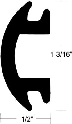 TACO METALS V12-4144BKA70-1 FLEX INSERT 1-3/16INX70FT BLAC