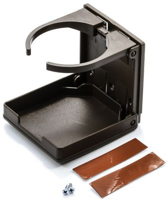 CAMCO RV 44043 ADJUSTABLE DRINK HLDRBROWN
