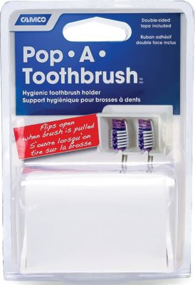 CAMCO RV 57203 POP-A-TOOTHBRUSH  WHITE
