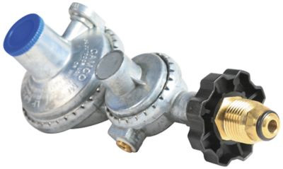 CAMCO RV 59333 TWO STAGE REGULATOR-HORZ.W/POI