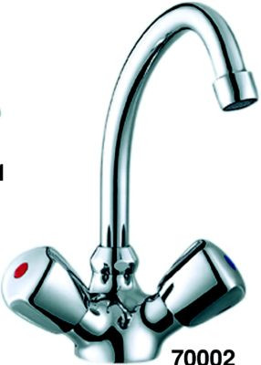 SCANDVIK 70002 SWIVEL J-SPOUT GALLEY MIXER