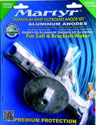 MARTYR ANODES CMY6090KITZ ANODE YAM 60-90HP KIT ZN