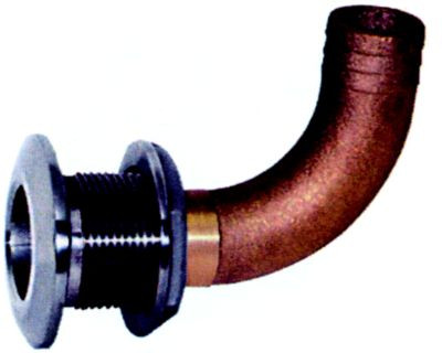 GROCO HTHC-1500-S THRU-HULL 1-1/2IN 90D SS
