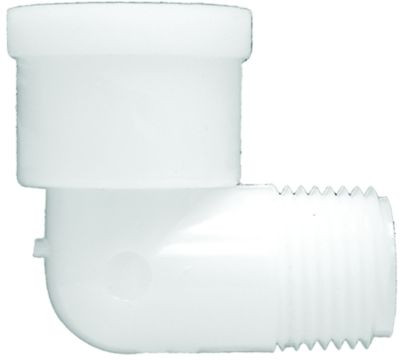 BRASS FITTINGS SE12 PLASTIC STREET ELBOW 1/2