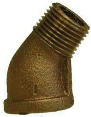 BRASS FITTINGS 44204 3/4 BRONZE 45 DEG STREET ELL