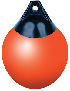 DOCK EDGE DE95612S BUOY 12" ORANGE COMMERCIAL