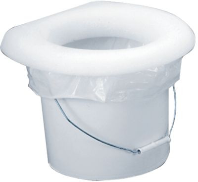TODD ENTERPRISES 8002-01W WHITE BUCKET POTTY