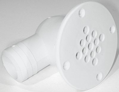 T-H MARINE CSD92DP 90 WHT.PLASTIC COCKPIT SCUPPER