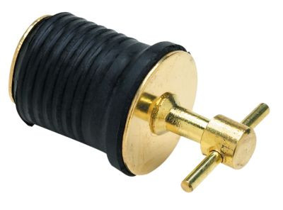SEACHOICE 50-18801 DRAIN PLUG-1 TWIST-BRASS