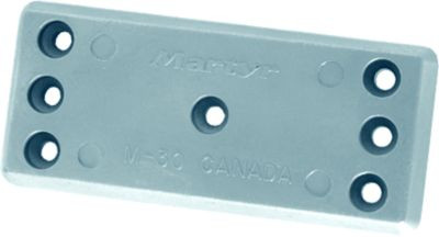 MARTYR ANODES CMM30 6 1/4X2 3/4X5/8 HULL ANODE
