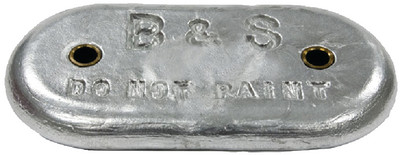 B & S ANODES BSMB6 PLATE ZINC 5LBS 8 OZ