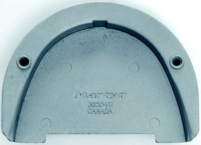 MARTYR ANODES CM3855411A VOLVO/OMC SX TRANSOM PLATE
