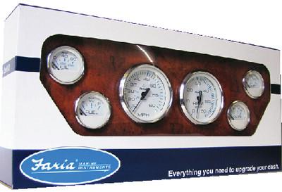 FARIA INSTRUMENTS KTF001 GAUGE SET 6 CHESPEAK SS WHT IB