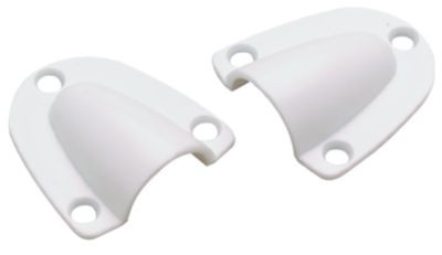 SEACHOICE 16171 WHITE MOLDED CLAM SHELL-LARGE
