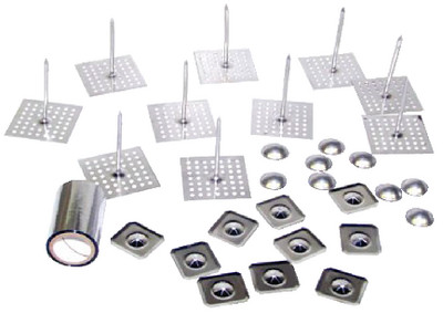 SOUNDOWN  HPAD25DK10 ALUM PIN KIT 2-1/2IN 10/BG