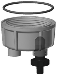 RACOR RK10222 SEE THRU BOWLS/DRAIN