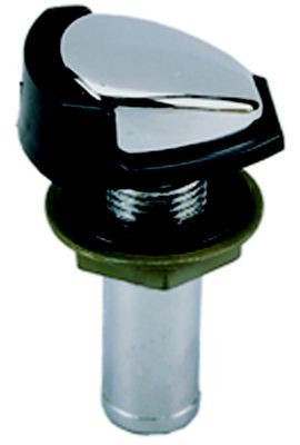 PERKO 0506DP4CHR GAS TANK VENT W/SPLASH SHIEL