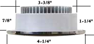 SCANDVIK 41369P 4" LED FLUSH CEILING LIGHT