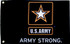 TAYLOR 2020109121 FLAG 12X18 ARMY STRONG