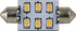 SCANDVIK 41102P LIGHT FESTOON 37 MM 6 LED WW
