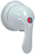 SCANDVIK 10615P MIXER WHITE SHOWER CONTROL