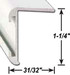 A P PRODUCTS 021-85201-16 LL CORNER MOLD. PW 16' @5