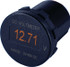 SEA-DOG LINE 421600-1 ROUND OLED DC VOLTMETER 6V-60V
